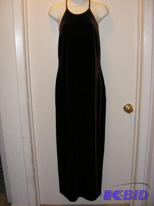 USED Brown Formal DressGown by Rampage, side...