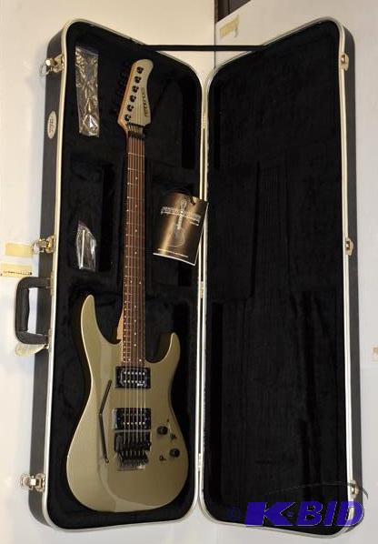 lot 21 image: Fernandes guitar with case Serial #300985...