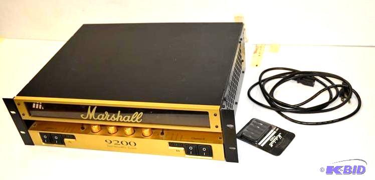 lot 22 image: Marshall 9200 Dual Mono Bloc Stereo TUBE Powe...