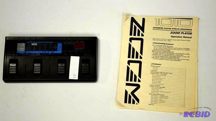 lot 99 image: Zoom Model 1010 Guitar effects...