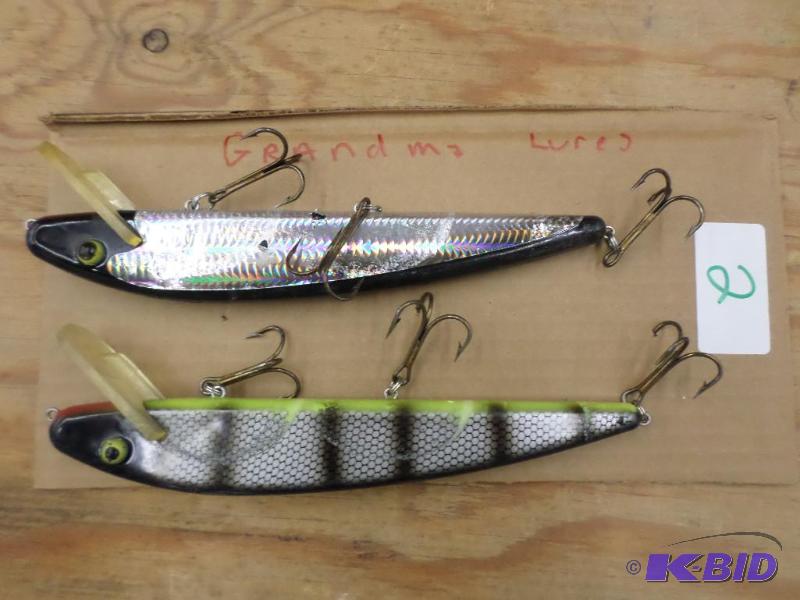 (4) Grandma Muskie Lures...