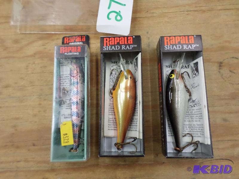 (3) Rapala Lures, Unused...