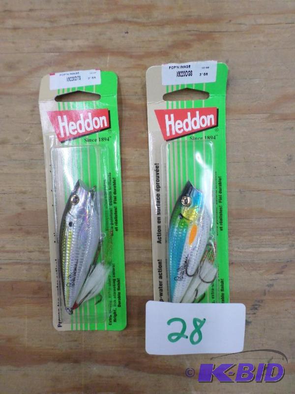 (2) New Heddon Lures...