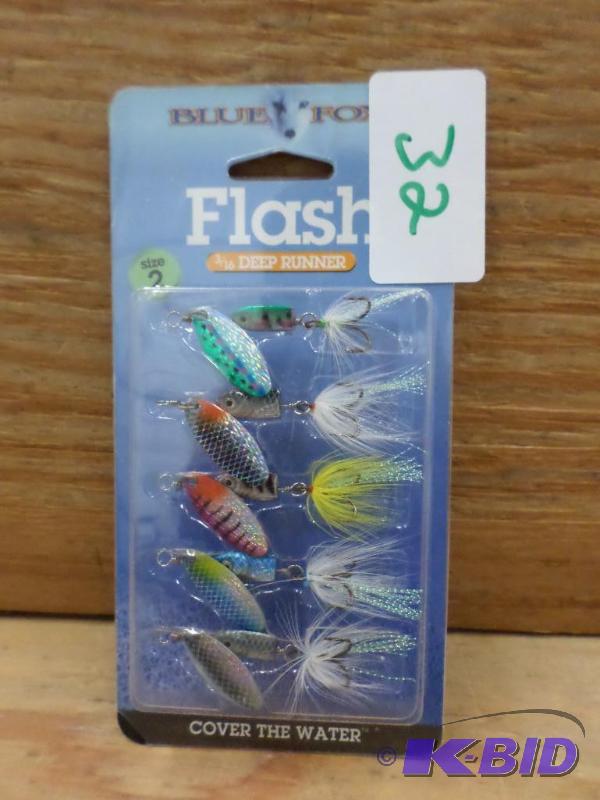 New 5-Pack Of Blue Fox Flash Lures...