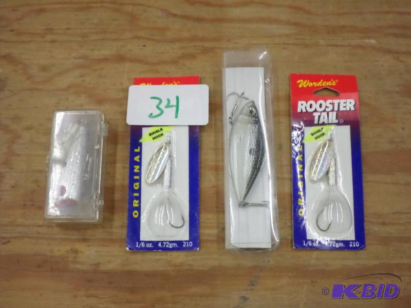 (4) Unused Fishing Lures...