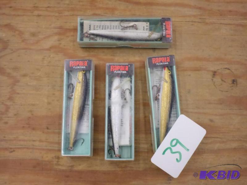(4) Unused Rapala Lures...