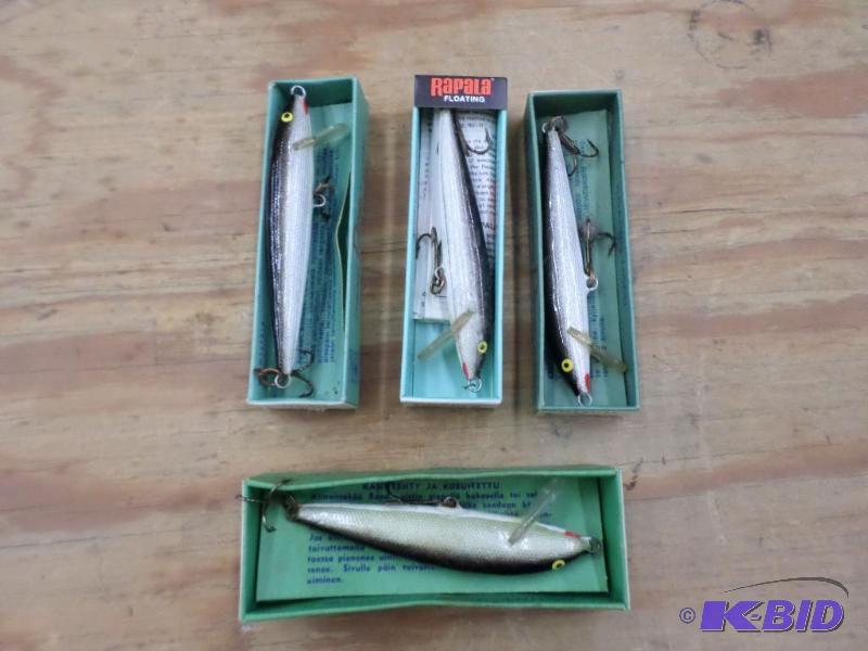 (4) Unused Rapala Lures...