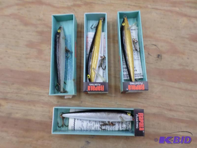 (4) Unused Rapala Lures...