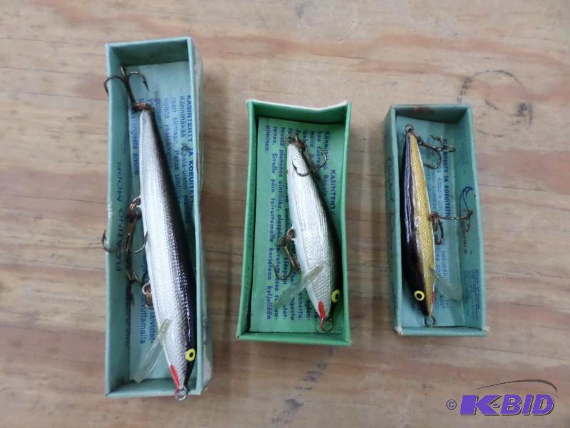 (3) Unused Rapala Lures...