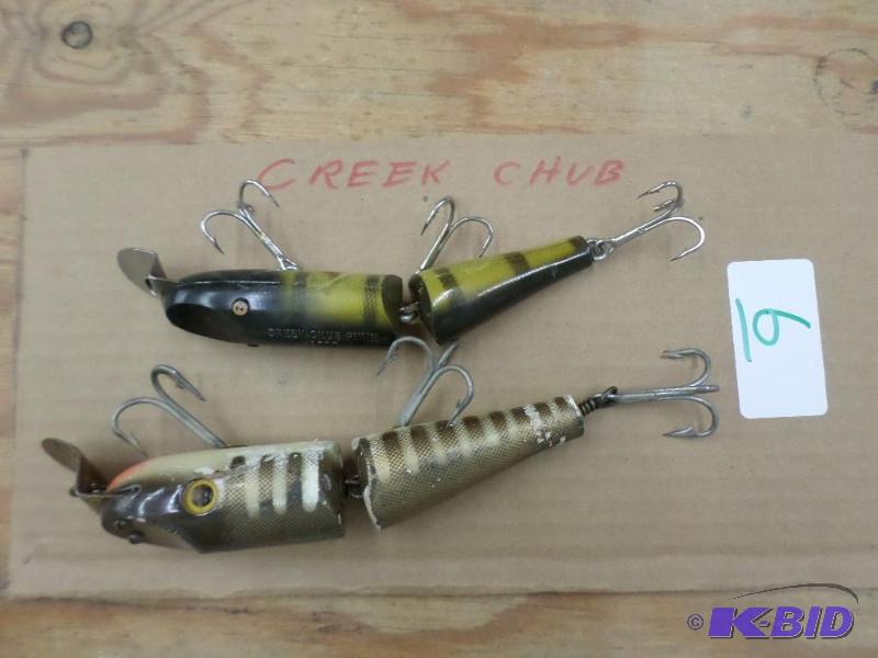 (2) Creek Chub Muskie Lures...