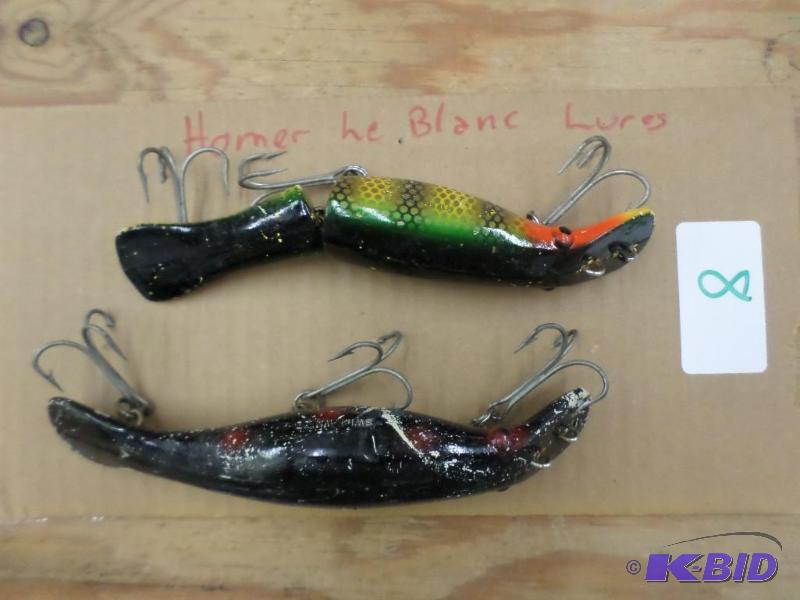 (2) Homer Le Blanc Muskie Lures...