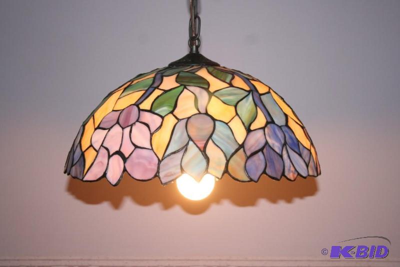 lot 24 image: Tiffany Style Lamps- Lot of 5