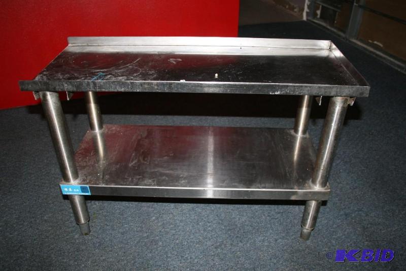 lot 41 image: Stainless Steel Shelving
