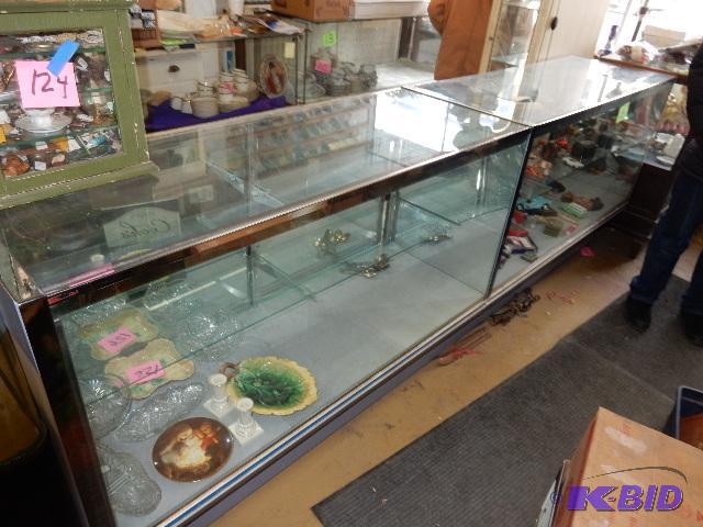 2, Glass and Chrome Display cases