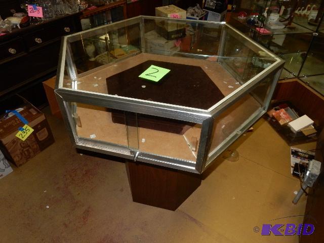 Hexagonal Jewelry Display Case