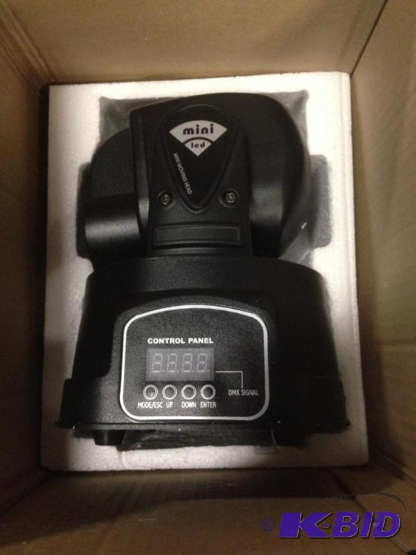 RGB 15W DMX Mini Moving Head 13ch LED Sound a...