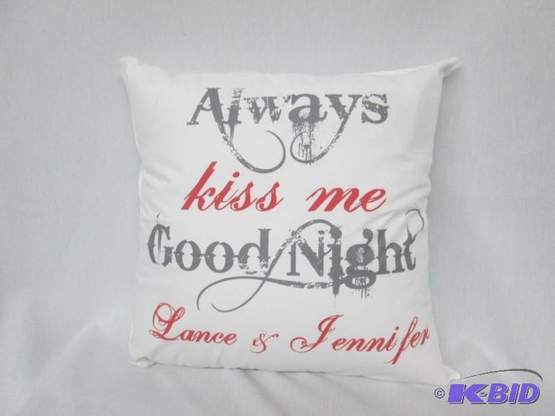 Personalized Couples Heart Throw Pillow