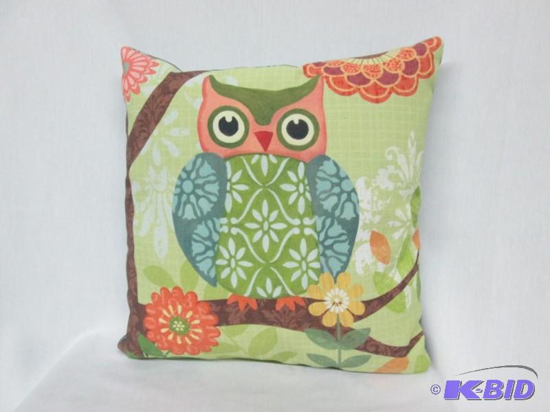 Manual Woodworkers Forrest Owl Accent Pillow