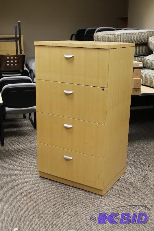 Wood Filing Cabinet Measures 29&quot Wide X...