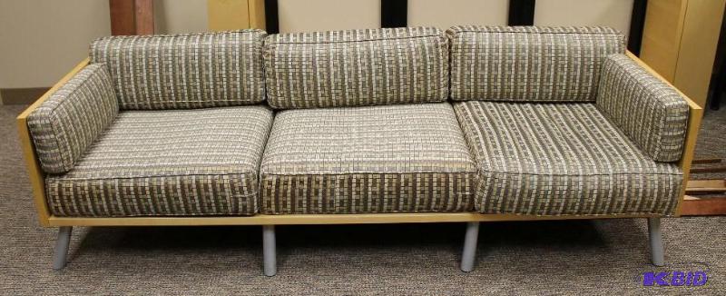 Couch Wood Frame With Metal Legs Measures 7 ...