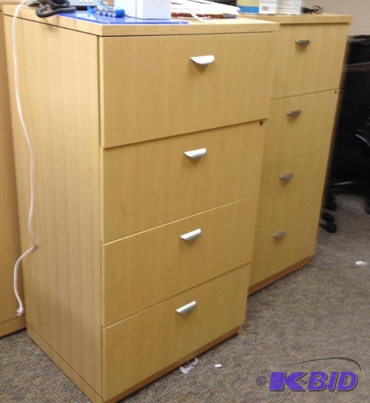 Wood Filing Cabinet Measures 29&quot Wide X...