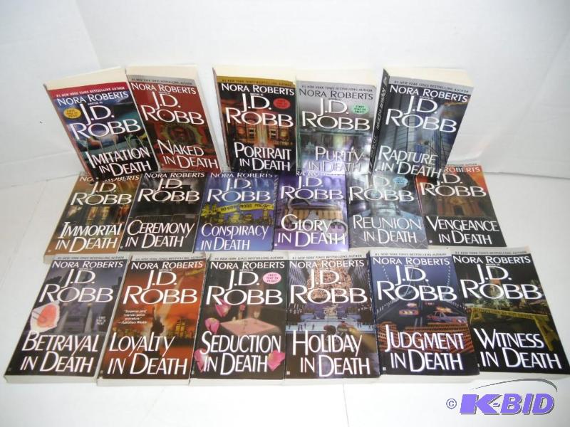 Binge read just a little more Lot of only JD Robb novel paperback titles