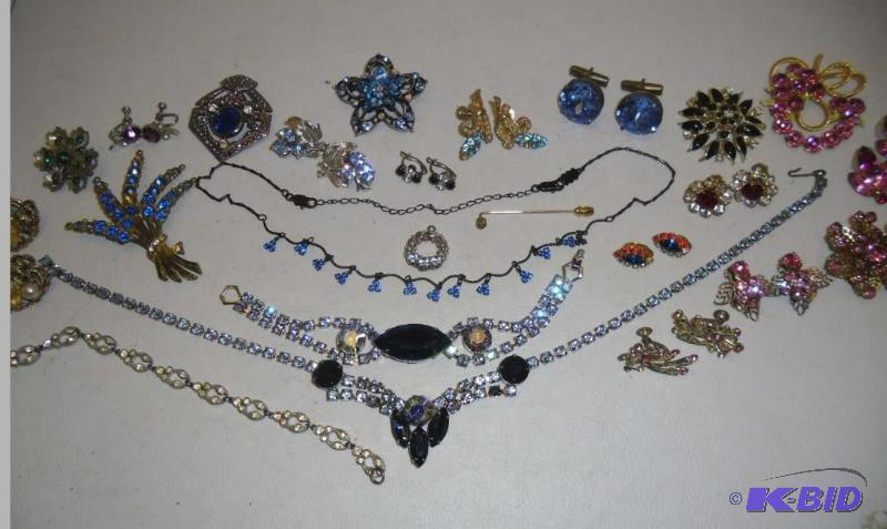 Flashy, Sparkly, Glittery, Multi-color Rhinestone Jewelry