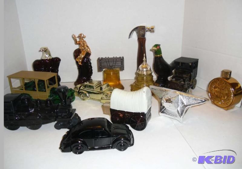 Vintage Avon Aftershave Plane, Hammer, Cowboy, Cars, Train Engine, Penny, Liberty Bell, Eagle