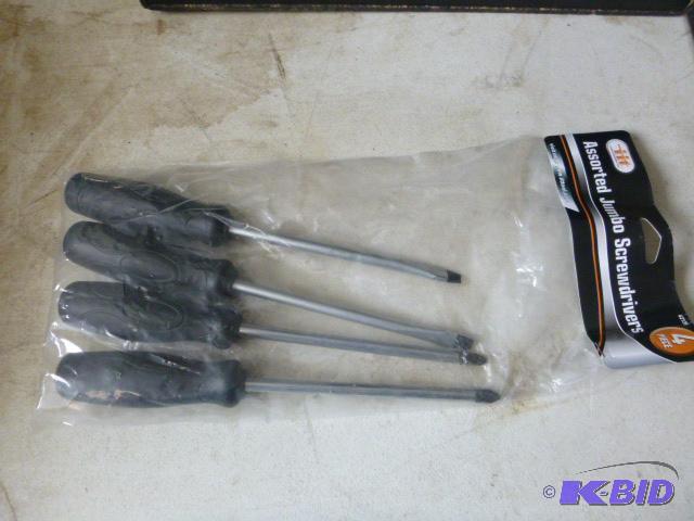 Four itt Assorted Jumbo Screwdrivers...