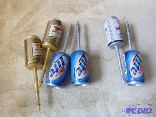 Six Beer Can Bobbers...