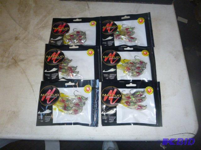 Six Packs of Matzuo Prism Shads 3&quot - 5 i...