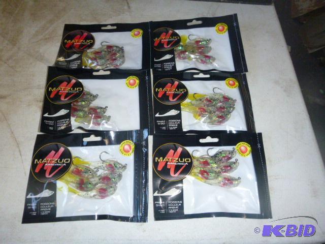 Six Packs of Matzuo Prism Shads 3&quot - 5 i...