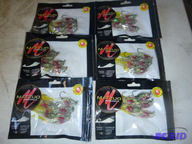 Six Packs of Matzuo Prism Shads 3&quot - 5 i...