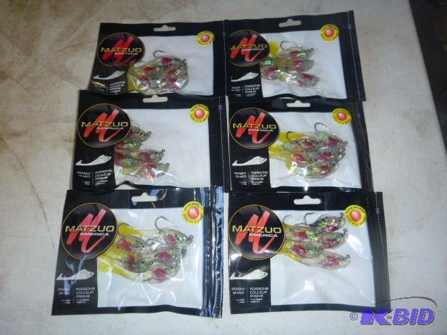 Six Packs of Matzuo Prism Shads 3&quot - 5 i...