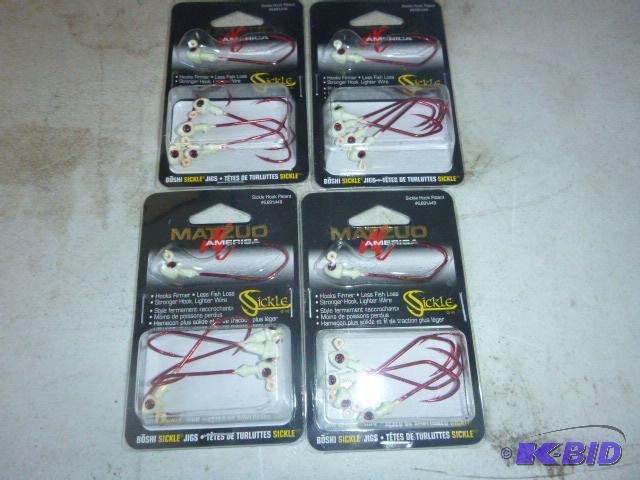 Four Pack of Matzuo Sickle Jigs 4 in a pack....