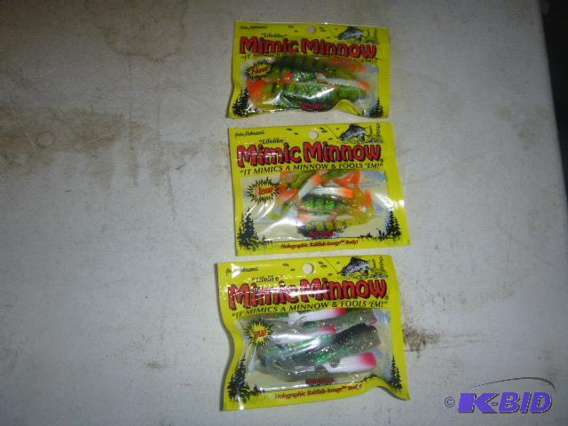 Three Packs of Northland Minnow Tails...