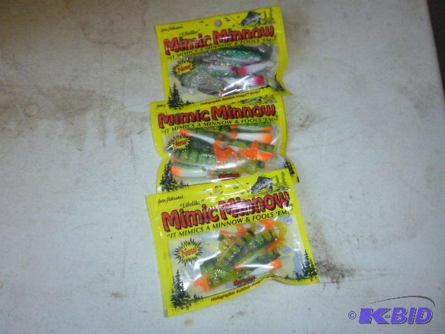 Three Packs of Northland Minnow Tails...