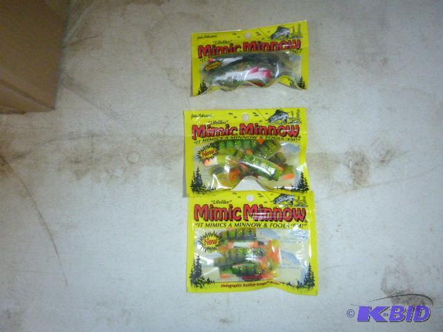 Three Packs of Northland Minnow Tails...