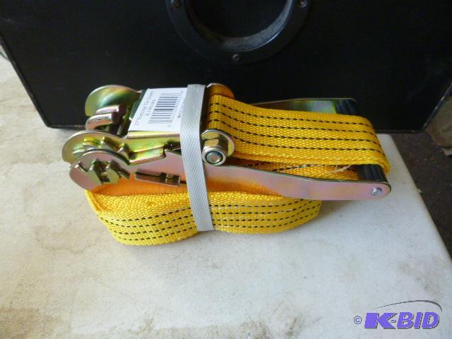 Ratchet Tie Down with J Hook 2&quot X 27...