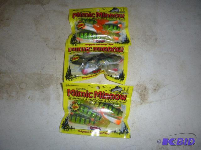 Three Packs of Northland Minnow Tails...
