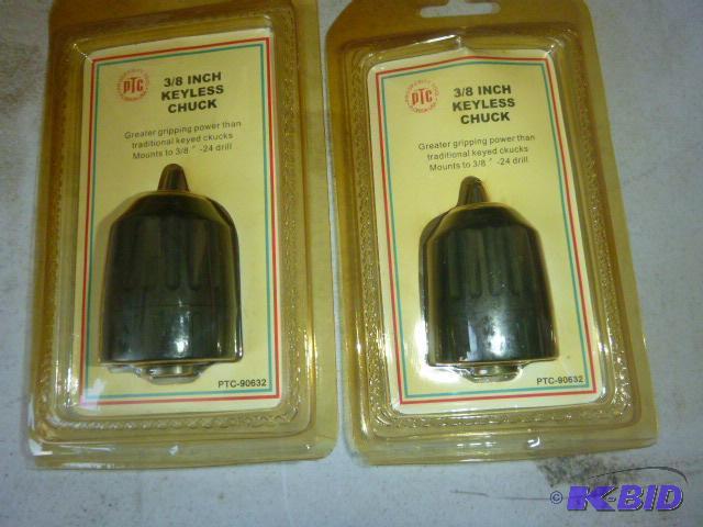 Two PTC 38&quot Keyless Chucks...