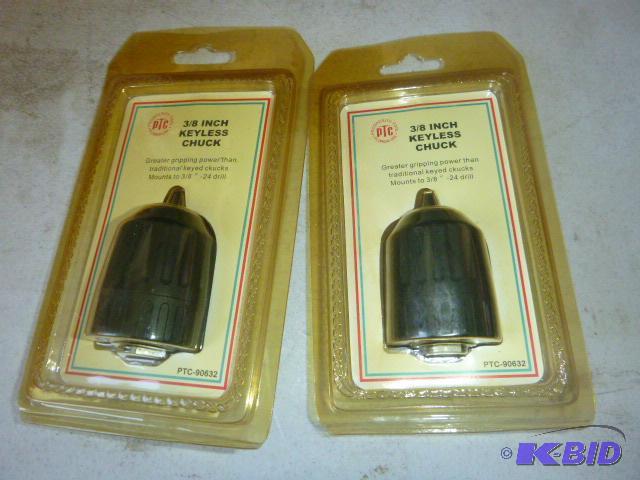 Two PTC 38&quot Keyless Chucks...