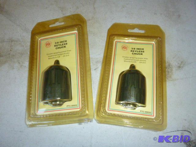 Two PTC 38&quot Keyless Chucks...