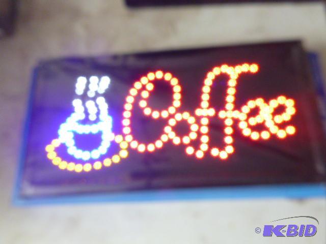 LED Coffee Sign 10&quot X 19&quot...