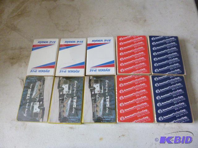 Ten Decks of New Playing Cards...