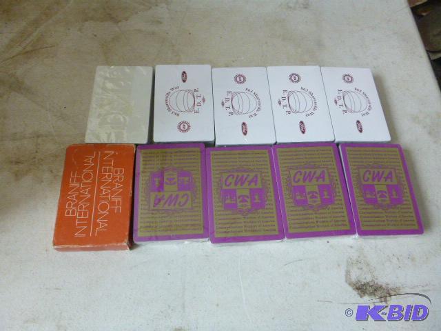 Ten Decks of New Playing Cards...