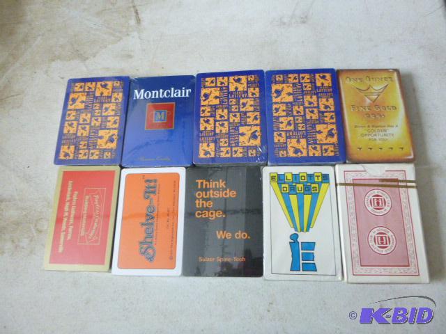 Ten Decks of New Playing Cards...
