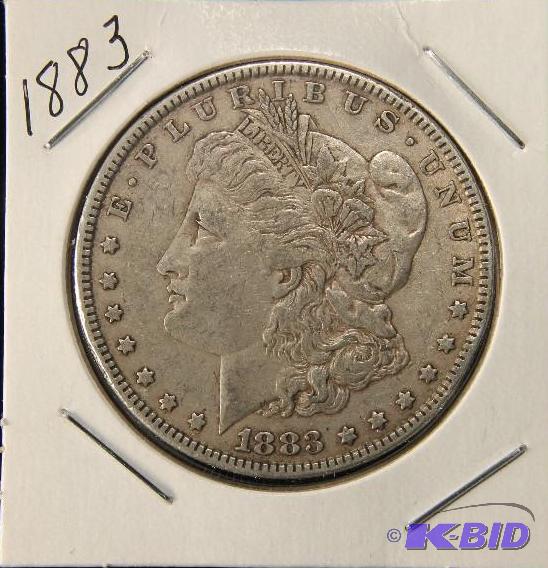 1883 MORGAN DOLLAR VF COIN