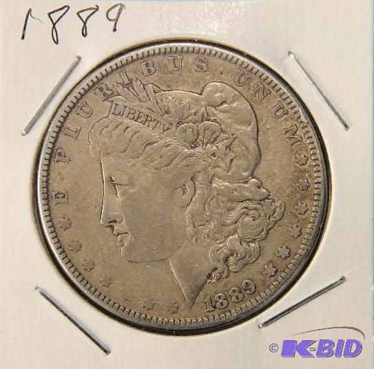 1889 MORGAN DOLLAR FINE