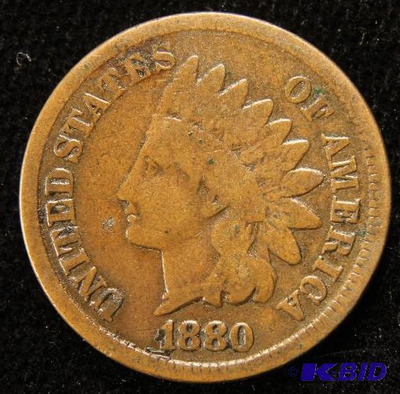 1880 INDIAN HEAD CENT VG